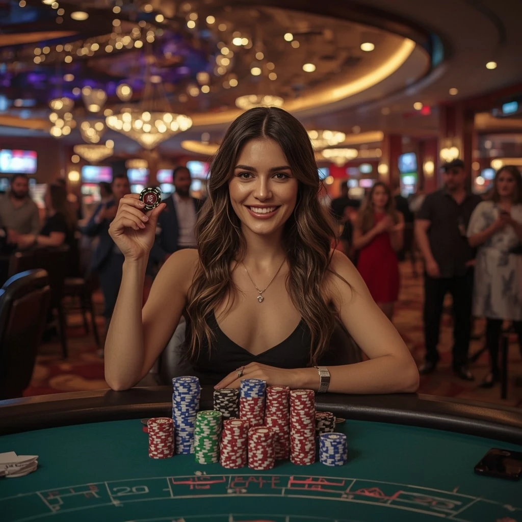 bonus dans les mains de l'homme au casino Olympe Casino