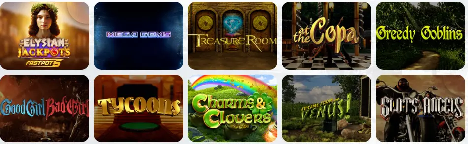 Les Jackpots à OLYMPE CASINO